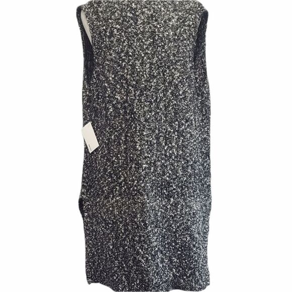 Kensie Black Combo Cotton Tweed Vest size M - Picture 7 of 11